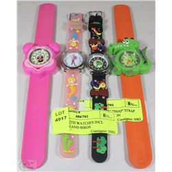 LOT OF 4 CHILDRENS WATCHES ALL WORKING WITH BATTERIES