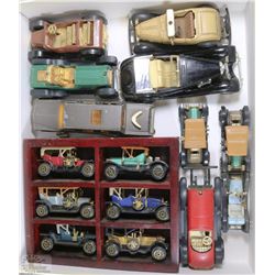 BOX W/15 COLLECTIBLE DIECAST CARS