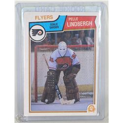 1983-84 PELLE LINDBERGH FLYERS COLLECTORS HOCKEY