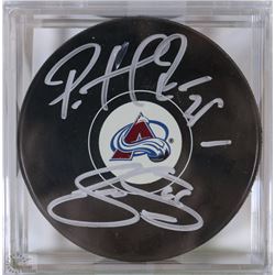 PATRICK ROY AND JOE SAKIC SIGNED OFFICIAL NHL