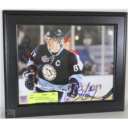 SIDNEY CROSBY SIGNED PITTSBURGH PENGUINS PICTURE