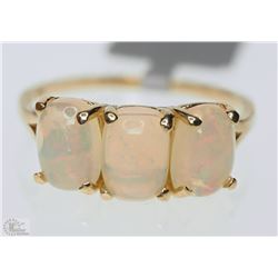 10K YELLOW GOLD OPAL RING SIZE 7