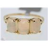 Image 1 : 10K YELLOW GOLD OPAL RING SIZE 7