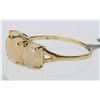 Image 2 : 10K YELLOW GOLD OPAL RING SIZE 7