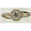 Image 1 : 14K WHITE GOLD DIAMOND RING SIZE 6