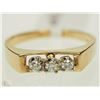 Image 1 : 10K YELLOW GOLD DIAMOND RING SIZE 6