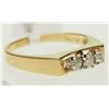 Image 2 : 10K YELLOW GOLD DIAMOND RING SIZE 6