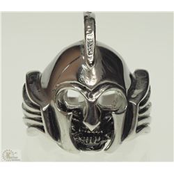 STAINLESS STEEL WARRIOR RING SIZE 11