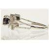 Image 3 : 14K WHITE GOLD DIAMOND RING SIZE 6.5
