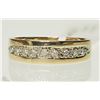 Image 1 : 14K YELLOW GOLD DIAMOND RING SIZE 7.5