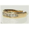 Image 2 : 14K YELLOW GOLD DIAMOND RING SIZE 7.5