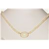 Image 1 : 14K YELLOW GOLD OPAL NECKLACE
