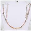 Image 1 : STERLING SILVER TOPAZ & OPAL BEAD NECKLACE