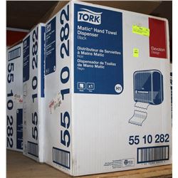 LOT OF 3 TORK-O-MATIC HAND TOWEL DISPENSERS