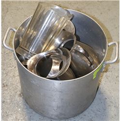 LARGE POT WITH S/S JUGS ETC