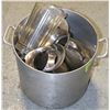 Image 1 : LARGE POT WITH S/S JUGS ETC