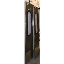 STAINLESS STEEL DOUBLE SWING DOORS