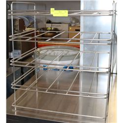 5 SHELF METAL TRAY RACK