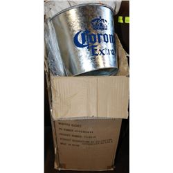 CASE OF CORONA EXTRA BEER BUCKETS