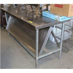 S/S PREP TABLE  72"X30"