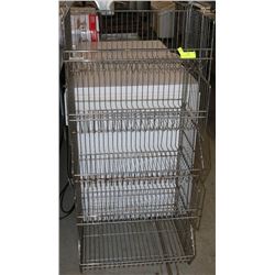 SET OF 4 WIRE RACKS