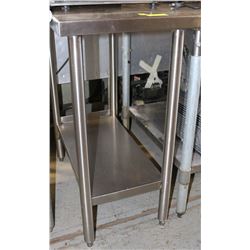 18"X30" S/S TABLE