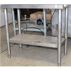 30"X14" S/S TABLE