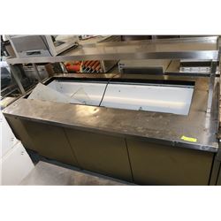 TRUE MODEL TSSU7230M REFIGERATED PREP TABLE