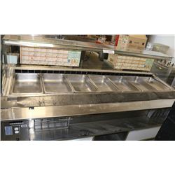 LARGE 7 WELL SERVING TABLE