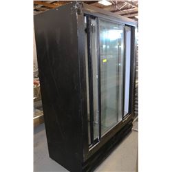 2 DOOR COOLER BLACK