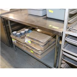 30"X48" S/S PREP TABLE