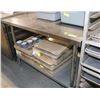 Image 1 : 30"X48" S/S PREP TABLE