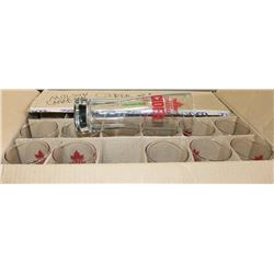 CASE OF 22 MOLSON CANADIAN CIDER 20 OZ MUGS
