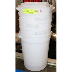 8 ASSORTED CAMBRO STORAGE/MEASURING CONTAINERS