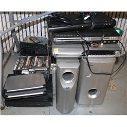 LOT OF ELECTRONICS INCL 2 PS2'S, RCA PORTABLE DVD