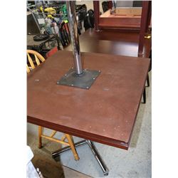 36" X36" DINING TABLE X3