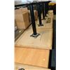 Image 1 : LOT OF 7 DOUBLE PEDASTOL DINING TABLE AND 1 SINGLE