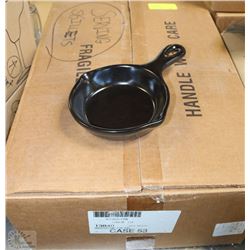 CASE OF 12 CERAMIC SKILLETS