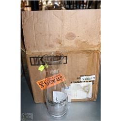 CASE OF 12 STRONGBOW APPLE CIDER 1L CARAFES