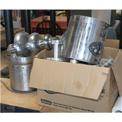 BOX OF CHOCOLATE FONDUE PARTS