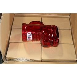 CASE OF 6 MOLSON CANADIAN 32 OZ SKATEBOOT GLASSES