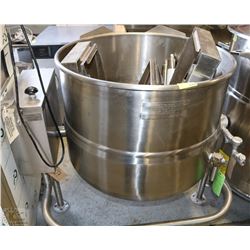 LARGE COMMERCIAL STEAM POWERED SOUP KETTLE
