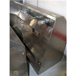 7' RANGE HOOD NO FILTERS