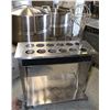 STAINLESS STEEL LARGE UTENSIL RACK