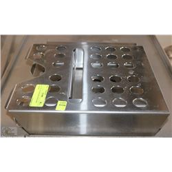 LOT OF 2 STAINLESS STEEL POT STANDS