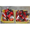 16 FIRE EXTINGUISHERS, 6 MEDIUM SIZE & 10 SMALL