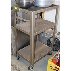 3 SHELF UTILITY CART 24"X18"X42"H