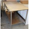8' X 30" CUTTING TABLE