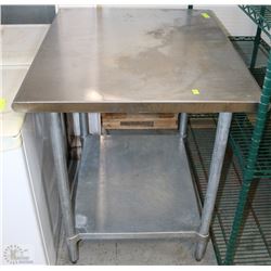 STAINLESS STEEL TABLE 3' X 30"