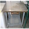 STAINLESS STEEL TABLE 3' X 30"